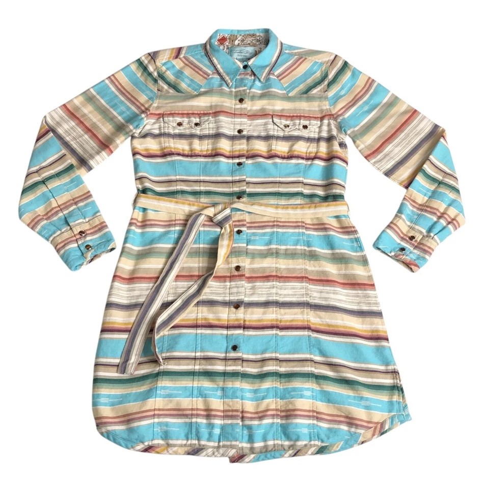 Туника Tasha Polizzi рубашка платье женщин M Western Colt 44 жемчуг Snap родео ковбой - Изображение 1 из 4