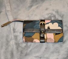 Ted Baker clutch wrist strap purse wallet catch tuck lock closure NEVER USED