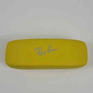 Ray-Ban Case yellow Slim Hard Clamshell Sunglasses KINGDA Red Interior - Picture 1 of 9