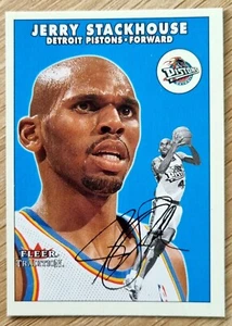 2000-01 NBA Fleer Tradition #33 Jerry Stackhouse - Pistons - Picture 1 of 2