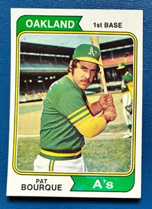 1974 Topps Baseball #141 Pat Bourque - Oakland Athletics - NM - Picture 1 of 2