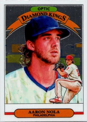 2019 Donruss Optic #18 Aaron Nola Philadelphia Phillies - Image 1 of 2