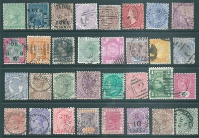BRITISH COMMONWEALTH Queen Victoria used stamp collection (a) - Image 1 of 2