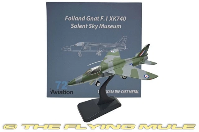 Aviation 72 1:72 Gnat F.Mk 1 Solent Sky Museum XK740 - Imagem 1 de 1