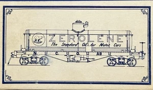 Zerolene Classic Miniature HOn3 Tank Car Kit CM-501 with trucks rarely on layout - Picture 1 of 5