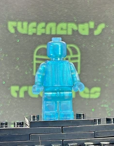 CUSTOM BLANKO MOC TRANSPARENT PERLMUTT BLAU MINIFIGUREN - Bild 1 von 20