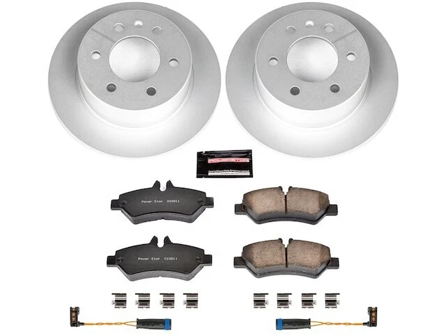 Kit de pastillas de freno trasero y rotor para Mercedes Freightliner Sprinter 2500 3500 PD27H8 Foto 1 de 1