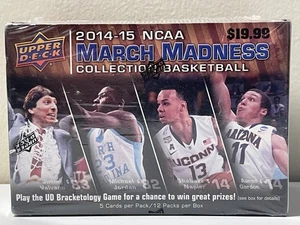 Paquete de 12 cajas bláster de baloncesto colección March Madness de la NCAA Upper Deck 2014/15 - Imagen 1 de 4