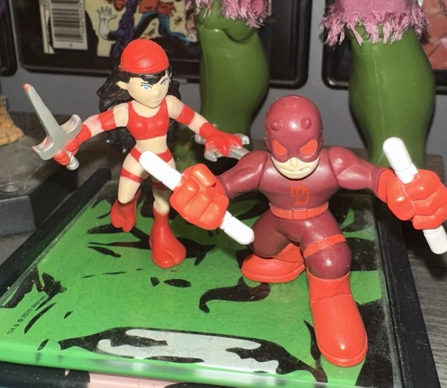 Hasbro Marvel Super Hero Squad 2006 Wave 2 Daredevil / Elektra! Foto 1 de 1
