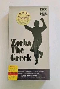 Zorba The Greek VHS SEALED Watermarks CBS Fox NO BARCODE VTG - Picture 1 of 9