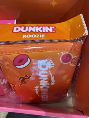 Super Bowl 2025 Limited Edition Dunkin Orange Dunkings Cup Koozie - Image 1 of 2