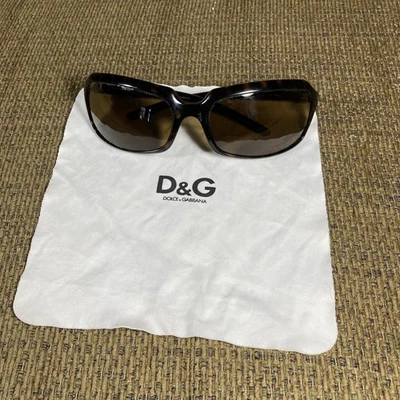Óculos de sol Dolce & Gabbana D&G marrom tartaruga dourado feito na Itália - Imagem 1 de 4