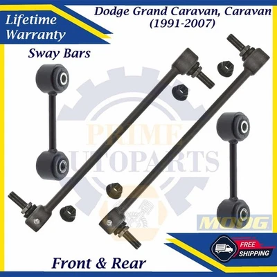 MOOG OEM Front & Rear Sway Bars For 1996-2007 Dodge Caravan/Grand Caravan - Image 1 of 4