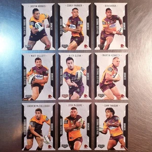 2014 NRL Elite Base Team Set (9 Cards) Brisbane Broncos - Picture 1 of 2