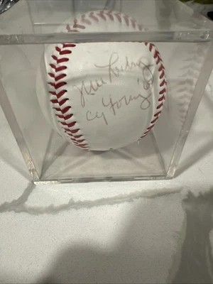 ¡JIM LONBORG 4 BÉISBOL SOLO AUTOGRAFIADO FIRMADO!  Medias Rojas!  "Cy Young 67"! Foto 1 de 4