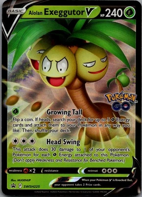Alolan Exeggutor V Promo SWSH: Sword & Shield Promo Cards SWSH225 NM - Image 1 of 2