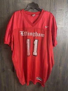Nike Effingham County High School Football Jersey #11 Adult 3XL Red - Picture 1 of 9