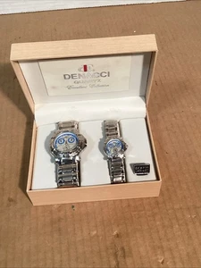 Paar DENACCI Armbanduhren männlich/weiblich?  edelstahl japan - Bild 1 von 4
