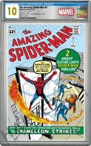 SERIAL #0850 MARVEL COMICS: SPIDER-MAN #1 - 1 OZ SILVER FOIL - CGC 10 GEM MINT - Picture 1 of 3