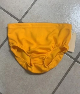 Youth Bright Gold Cheerleading Tennis Dance Spankie Briefs Bloomers NIP - Picture 1 of 1