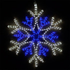 Lumières de Noël flocon de neige extérieur DEL avec centre étoile 36 points