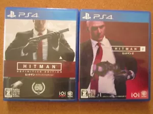 Hitman Definitive Edition & 2 set Sony Playstation 4 PS4 Japanese ver Tested - Picture 1 of 5