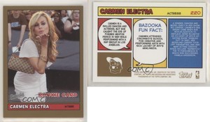 2005-06 Topps Bazooka Gold Carmen Electra #220