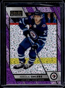 2023-24 O-Pee-Chee Platinum #85 Nikolaj Ehlers Violet Pixels #/299 Winnipeg Jets - Picture 1 of 2