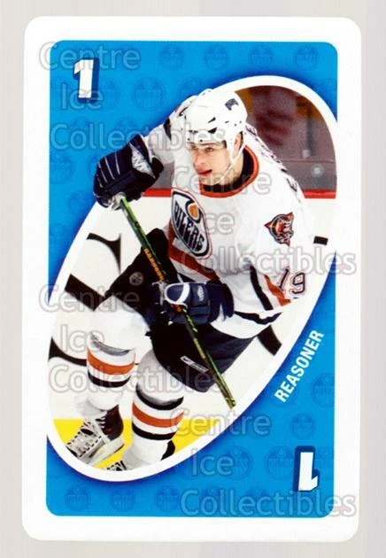 2007-08 Edmonton Oilers Mattel UNO #15 Marty Reasoner - Image 1 of 1