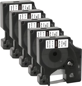 5 piezas Cartucho de etiqueta DYMO Complicable (A18444) para DYMO RHINO 6000 5200 5000 4200 - Imagen 1 de 11