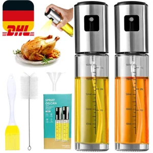 2x Ölsprüher für Speiseöl Öl Sprühflasche Ölzerstäuber Oil Sprayer Cooking Spray - Bild 1 von 17