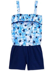 Neu Epic Threads kleine Mädchen marineblau Sterne bedruckt Strampler Einteiler Größe 4T-5-6 - Bild 1 von 9