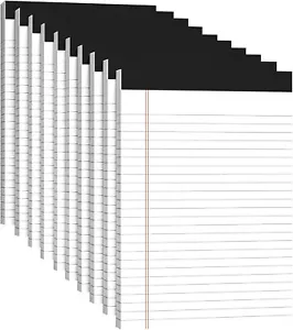 10 Small Legal Pads 5x8 White Note Pads 5x8 Writing Pads, College Ruled Legal - Picture 1 of 7