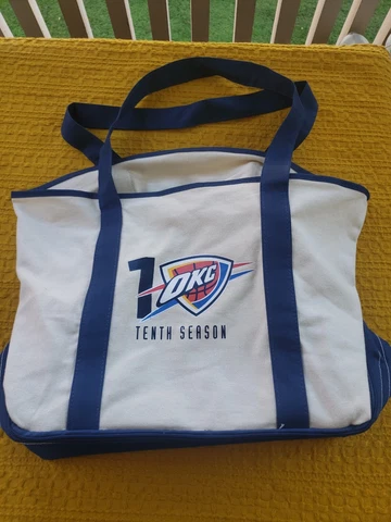 Oklahoma City Thunder NBA Thent season tote bag beach OKC Cover