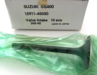 SUZUKI GS400 GS425 GSX450L GS450 GS750 GS850 INTAKE VALVE 12911-45011 - Image 1 of 4
