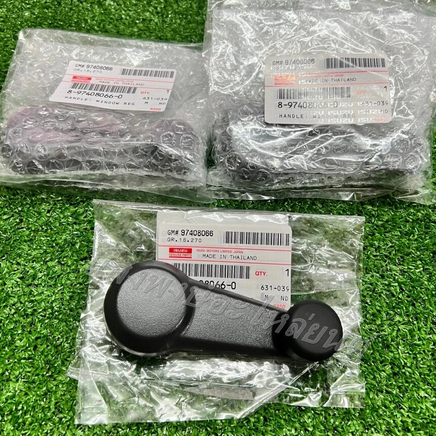 Manija de manivela de ventana de puerta OEM negra para Isuzu D-Max 2003-2011 8-97408066-0 Foto 1 de 3