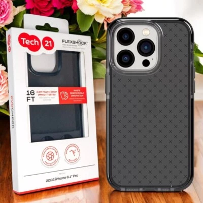 Official Genuine Original Tech21 (iPhone 14 Pro) Evo Check Case Shockproof Cover - Image 1 of 4