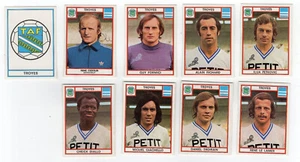 PANINI FOOTBALL 76  emblème de Troyes l'entraineur et 7 joueurs /RU218 - Imagen 1 de 2