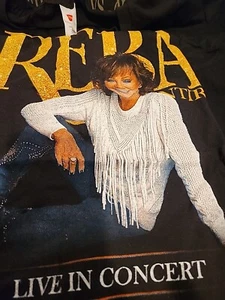 T-Shirt 2023 Reba McEntire inConcerto Nera Taglia 2XL Reba McEntire Nuova (573) - Foto 1 di 3