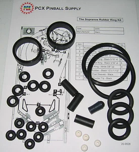 2005 Stern The Sopranos Pinball Machine Rubber Ring Kit - Picture 1 of 1
