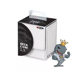 BCW Gaming Deck Case LX - Caja de almacenamiento para juegos blanca MTG ENVÍO GRATUITO - Imagen 1 de 1