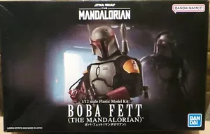 Bandai Boba Fett 1/12 scale Plastic Model Kit Figure Star Wars Mandalorian - Picture 1 of 2
