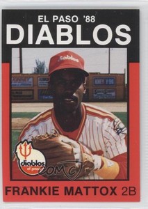 1988 Best El Paso Diablos Frank Mattox Frankie Mattox #29