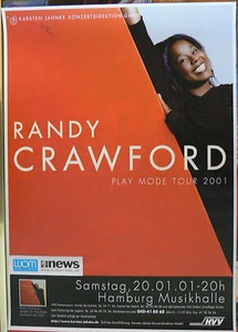 Randy Crawford Konzert Poster Plakat signiert signed autograph Signatur - Bild 1 von 2