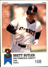 1991 Panini Canadian Top 15 #51 Brett Butler