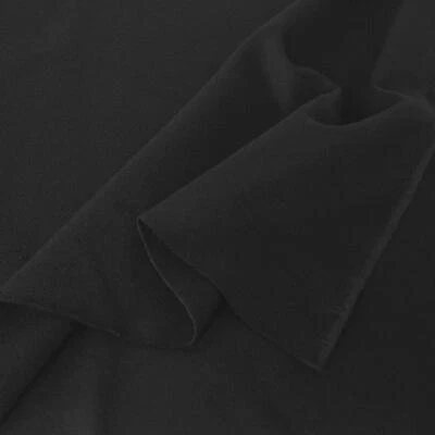 Bühnenmolton Schwarz flammenhemmend 3m breit Molton Baumwoll-Stoff - Bild 1 von 2