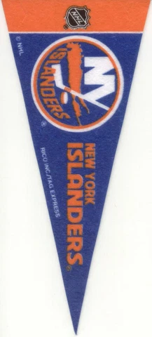 NEW YORK ISLANDERS MINI NHL FELT PENNANT 9" LONG OFFICIALLY LICENSED HOCKEY Cover