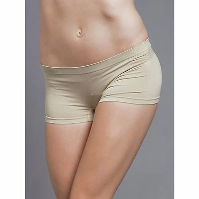 Seamless Club Dance Exercise Activewear Yoga Boy shorts Mini Panties Bike Shorts - Image 1 of 2