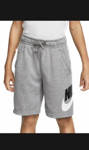 Nike Boys Sports Wear Club + Hbr Short Ft Ck0509-091 Large - Picture 1 of 3