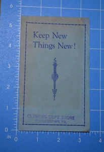 Old Clymers Department Store of Doylestown PA ¡Mantén las cosas nuevas nuevas! Sorteo - Imagen 1 de 4